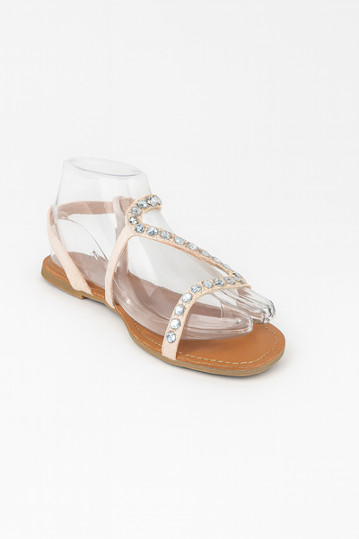 Sandales élégantes à strass