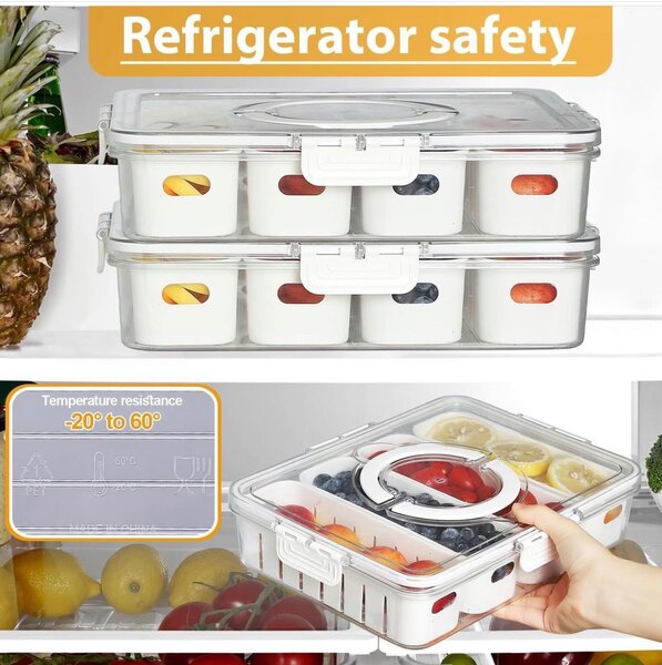 4 compartment storage bowl