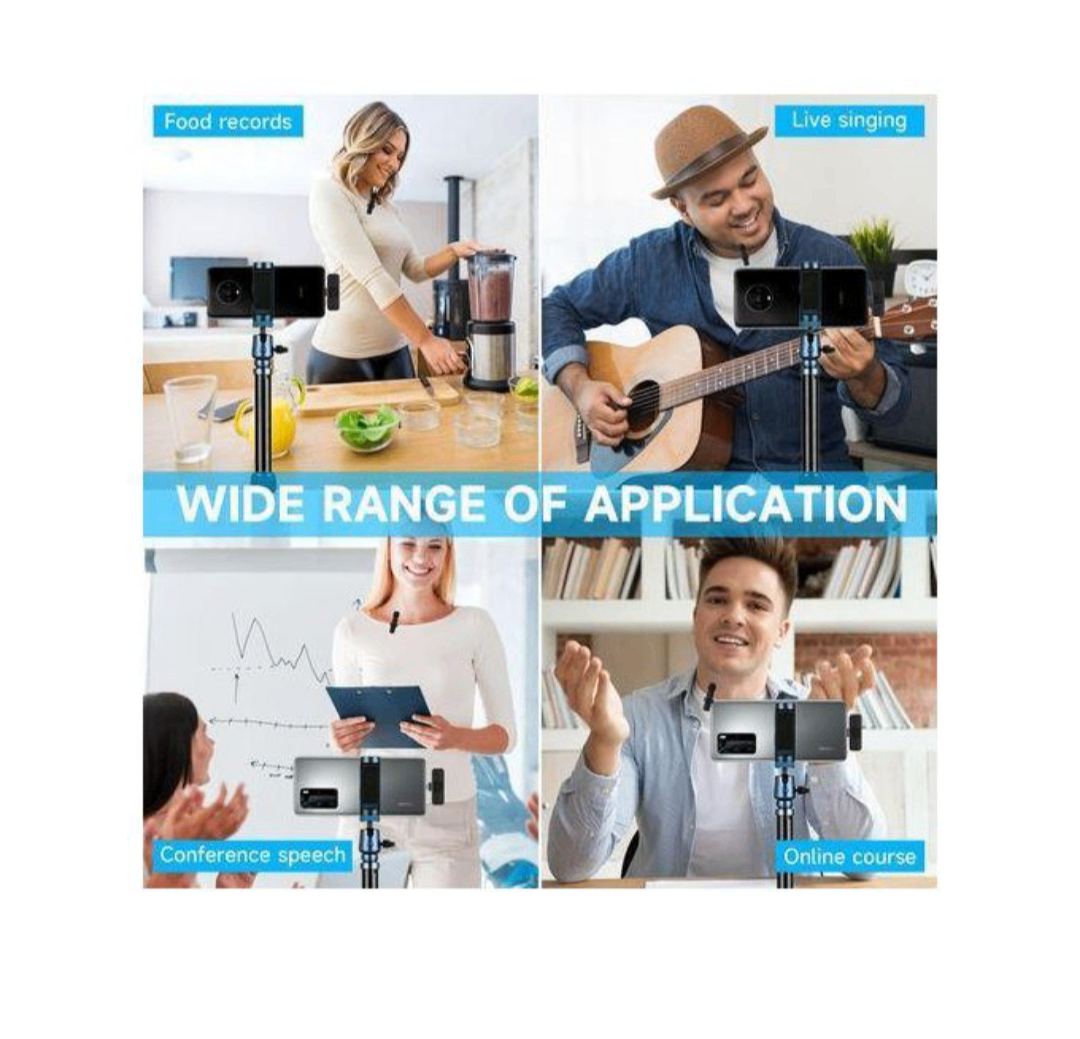 Microphone sans fil 2-en-1