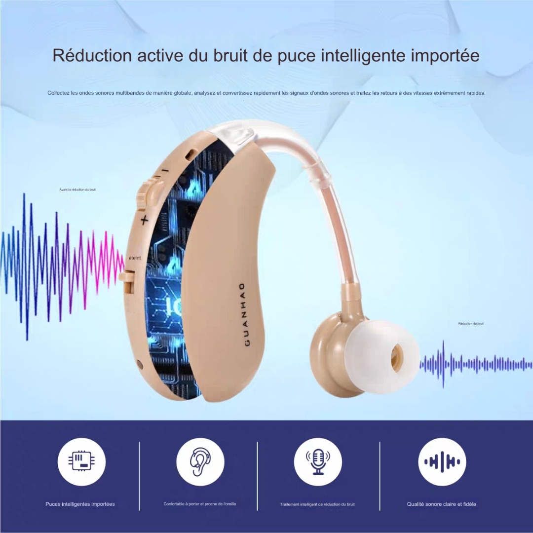Appareil auditif avec réduction de bruit