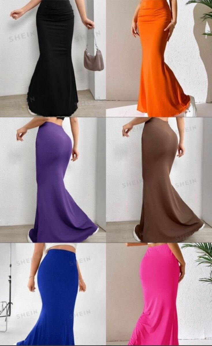 Flare maxi skirts