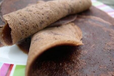 Crêpes natures et cacao