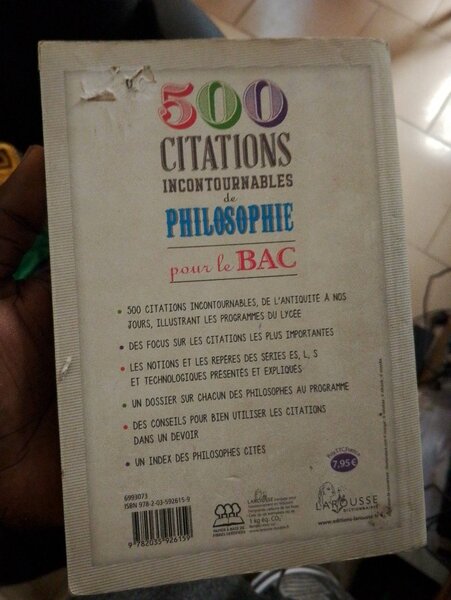 500 Citations Philosophie BAC