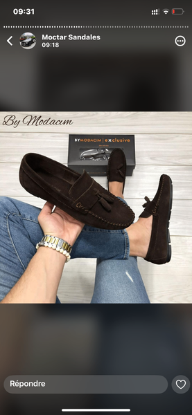 Mocassins Hommes en Daim Élégants