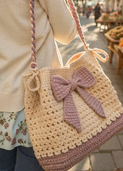 Sac crochet bohémien chic