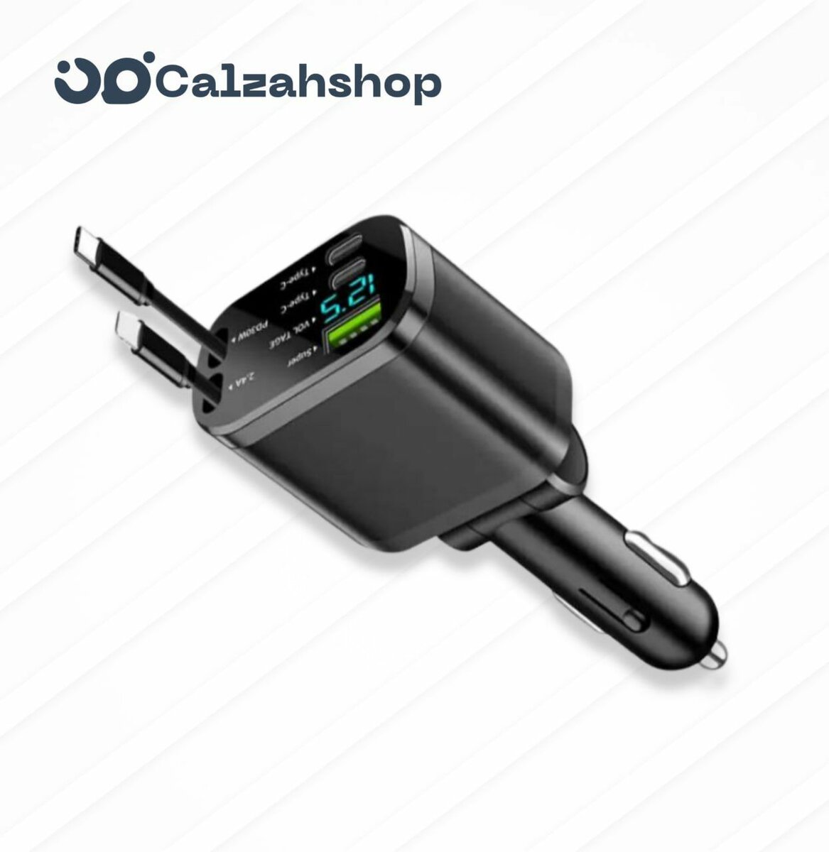 Chargeur voiture rapide 4 en 1