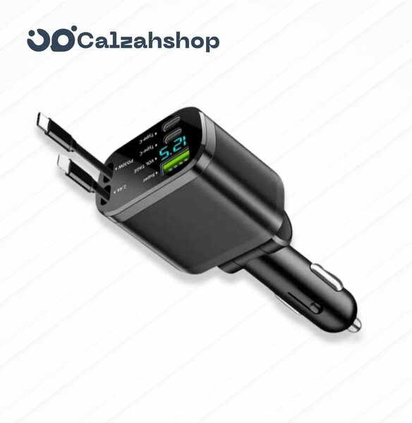 Chargeur voiture rapide 4 en 1