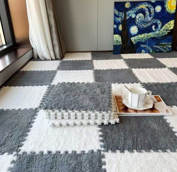 Tapis Puzzle Doux Enfant