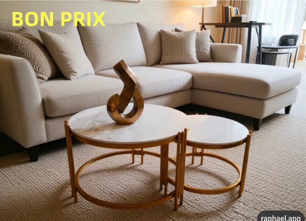 Tables basses modernes en marbre