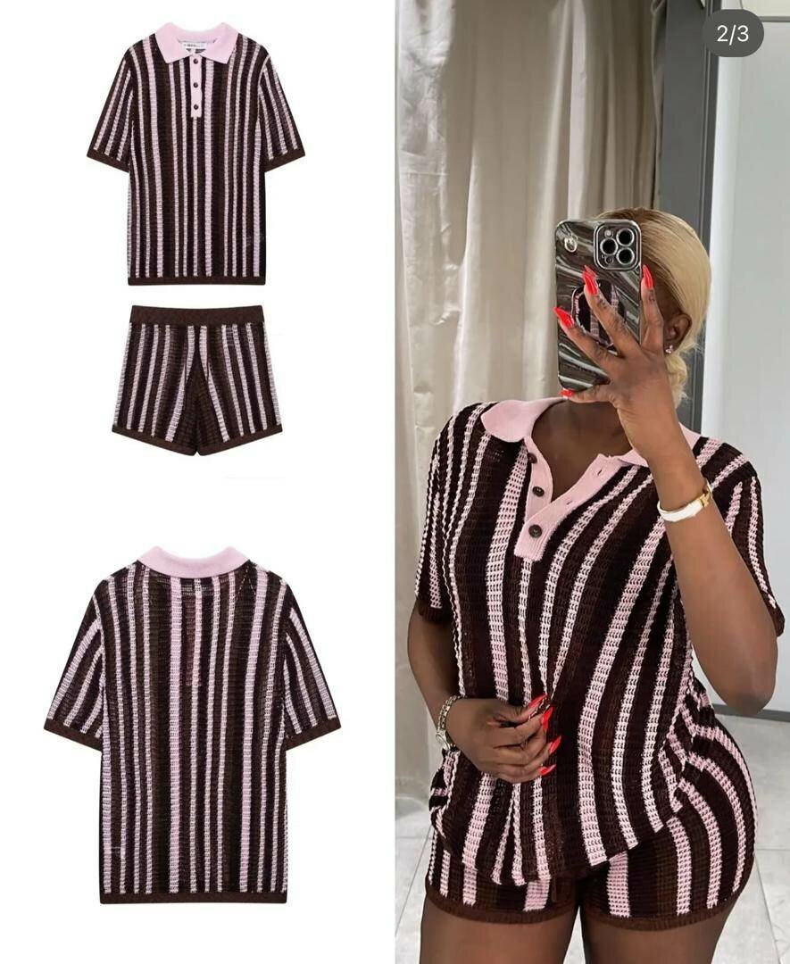 Ensemble d'été coloré et chic