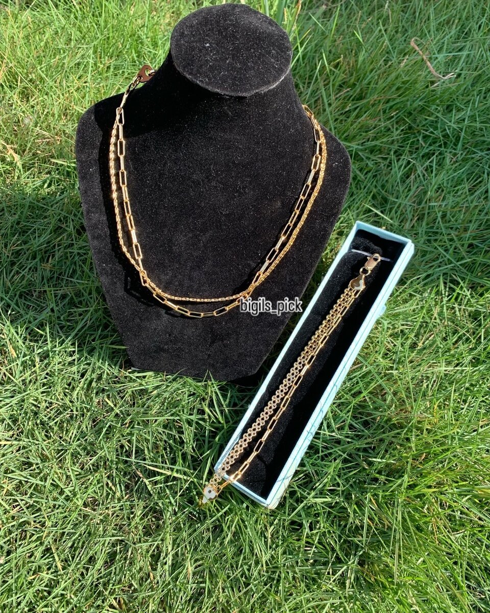 Jewelry set (necklace & bracelet)