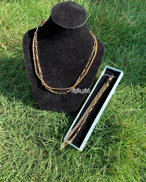 Jewelry set (necklace & bracelet)