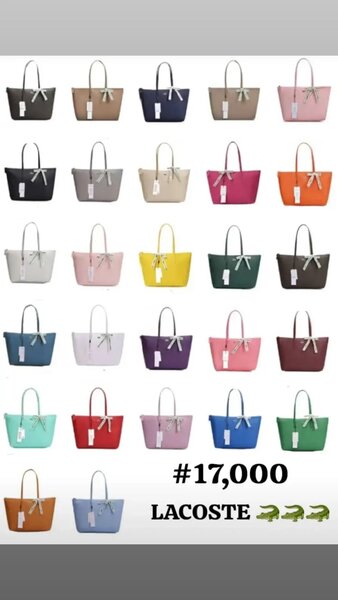 Sacs à main colorés Lacoste