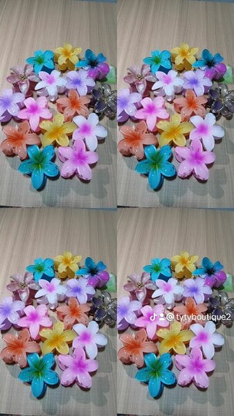 Décorations de fleurs exotiques