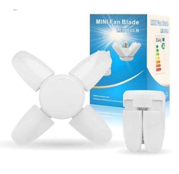 Ampoule Led Crochet Sous Forme De Ventilateur Très Puissant