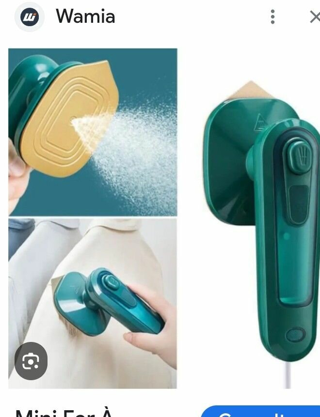 Fer à repasser vapeur portatif