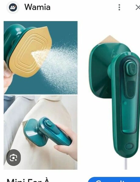 Fer à repasser vapeur portatif