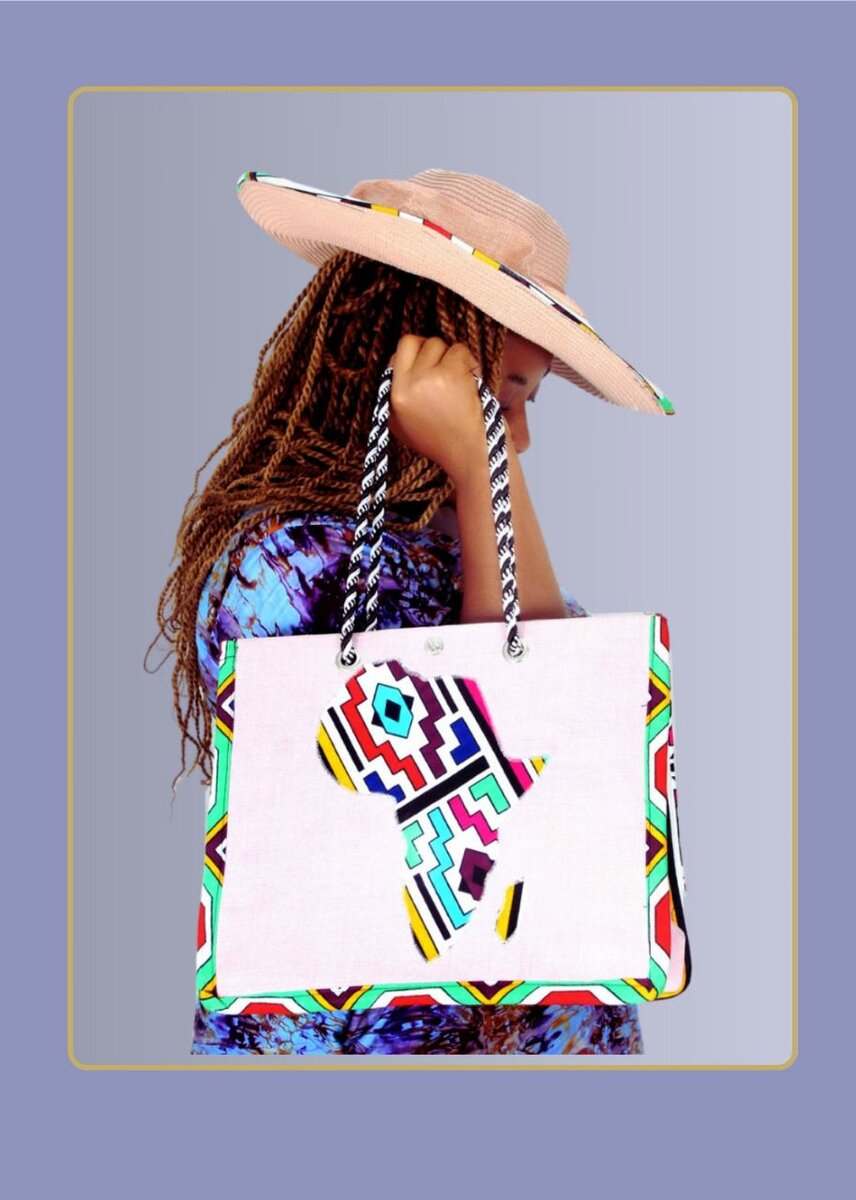 Sac à main caba chapeau coloré