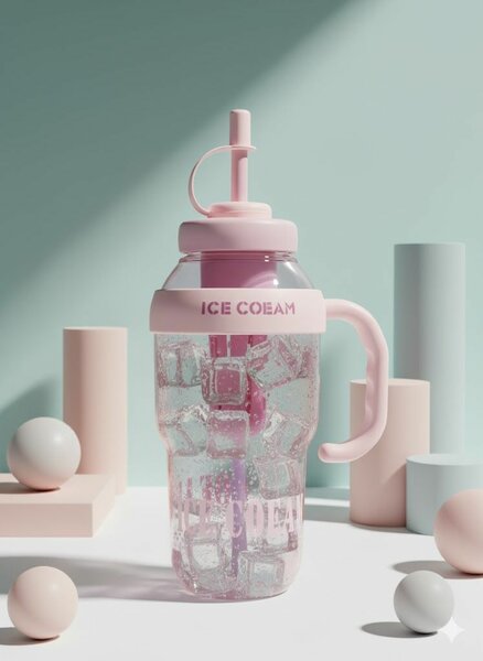 Gourde à paille réutilisable