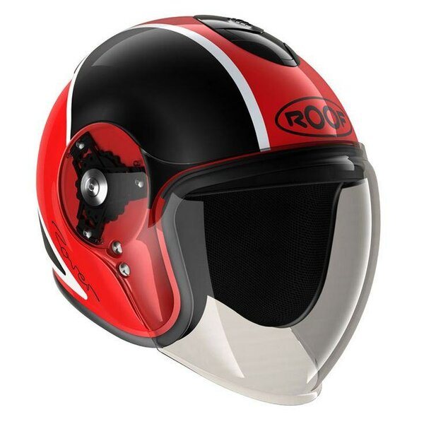 Casque Moto Modulaire Rouge