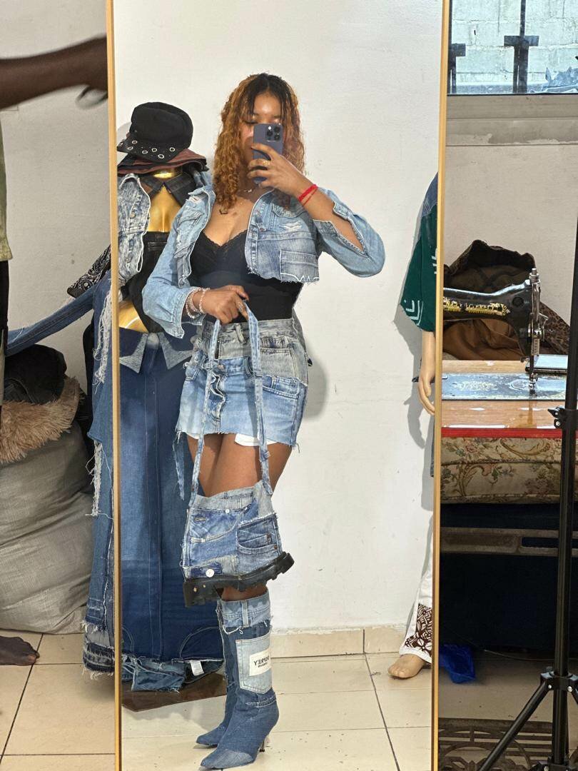 Ensemble en jean tendance