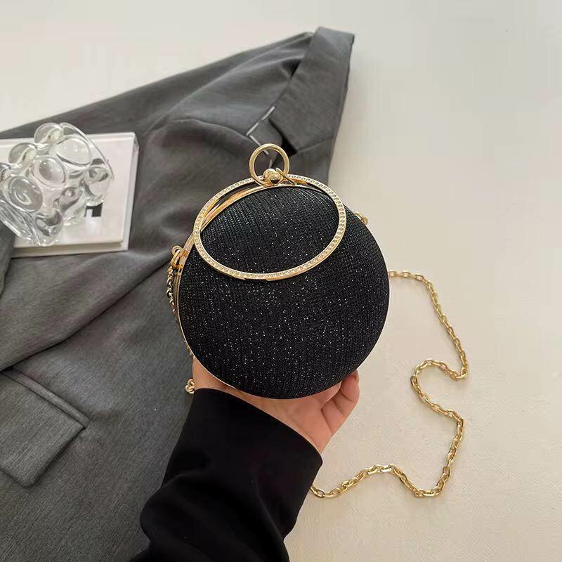 Sac à main rond élégant