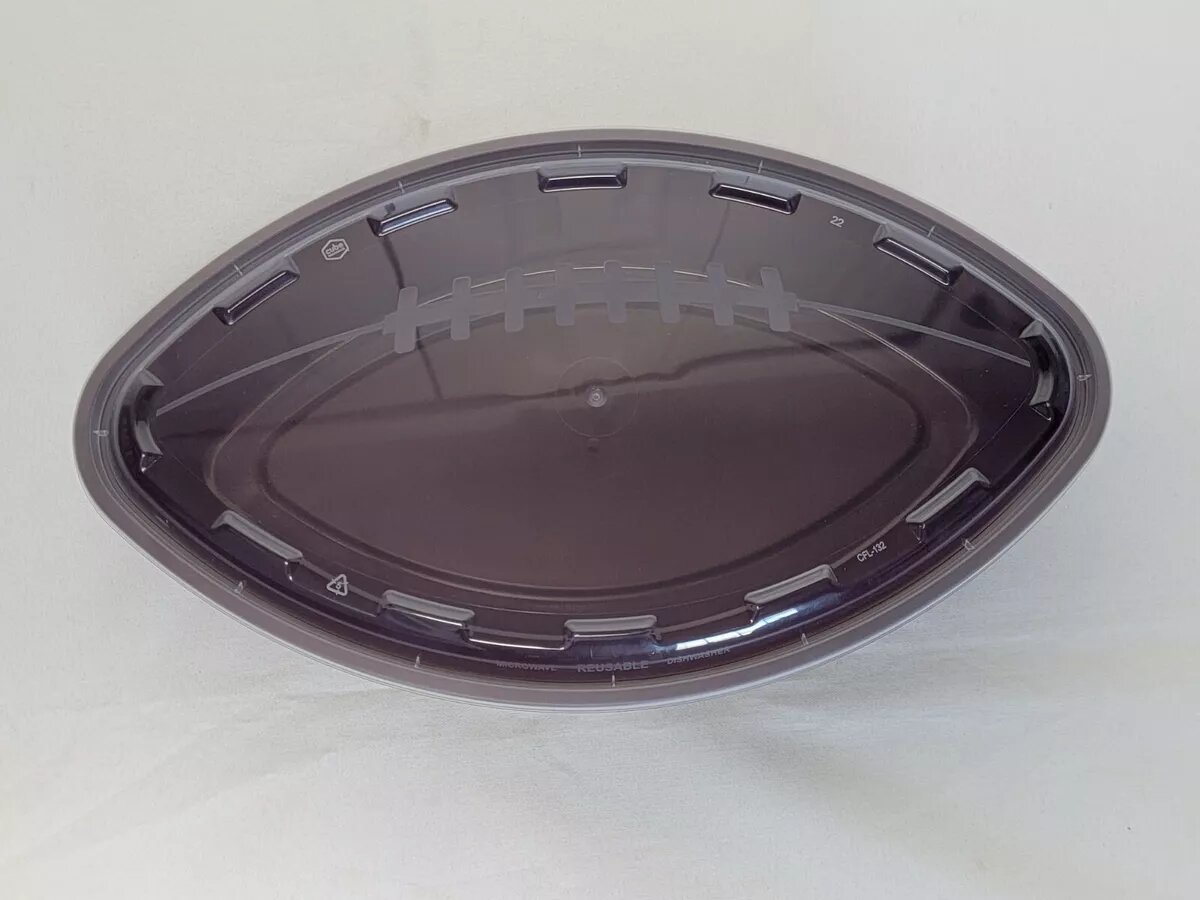 Chef Smart All Purpose Football Shape Meal Prep Bowls Food C