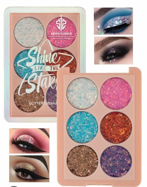 Palette Fards à Paupières Pailletés