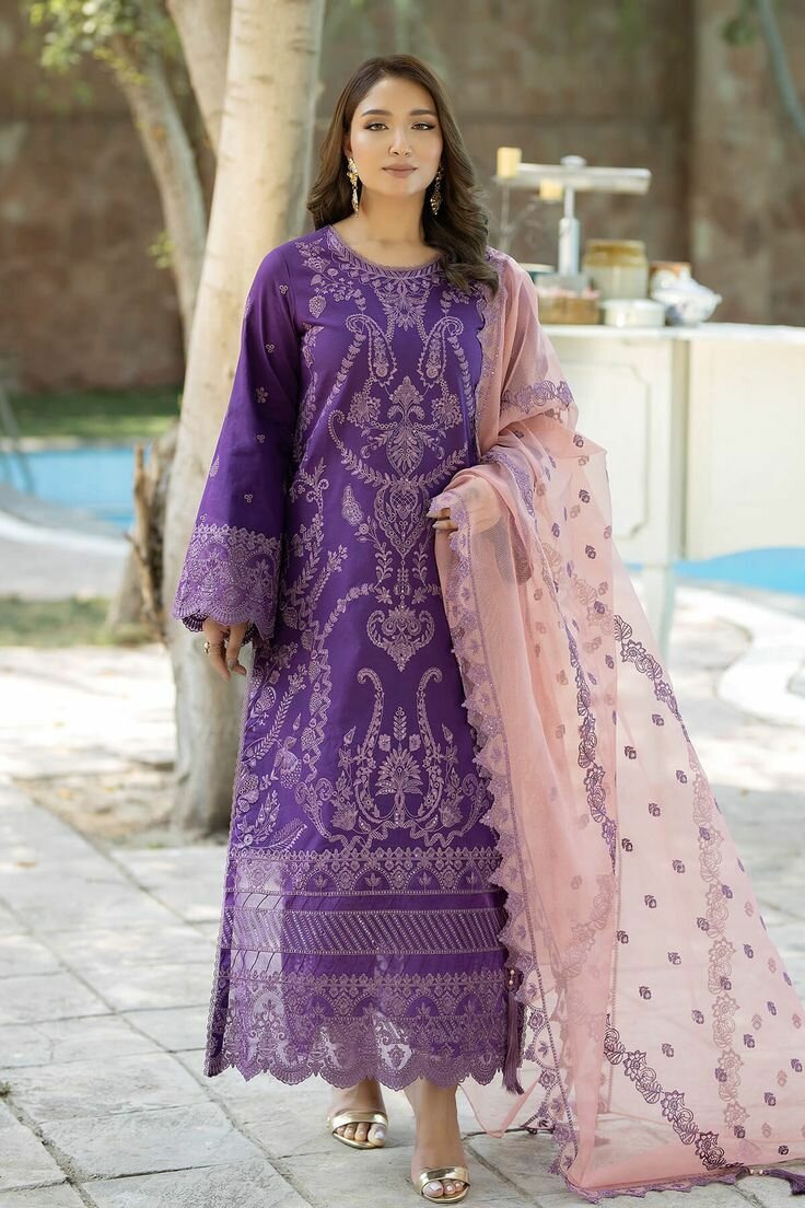 Purple suit
