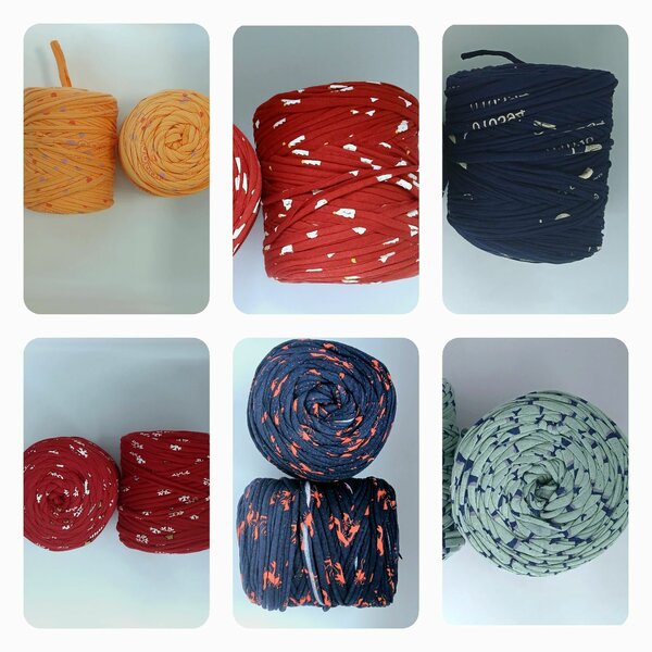 Pattered T shirt yarns