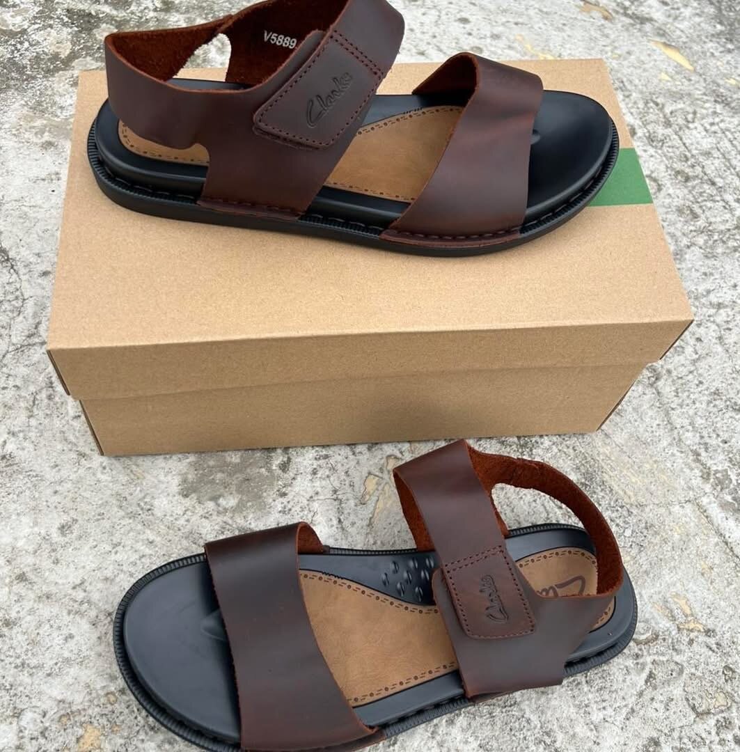 Sandales en cuir confortables