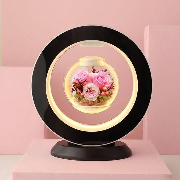 Светильник для дома левитирущими цветами