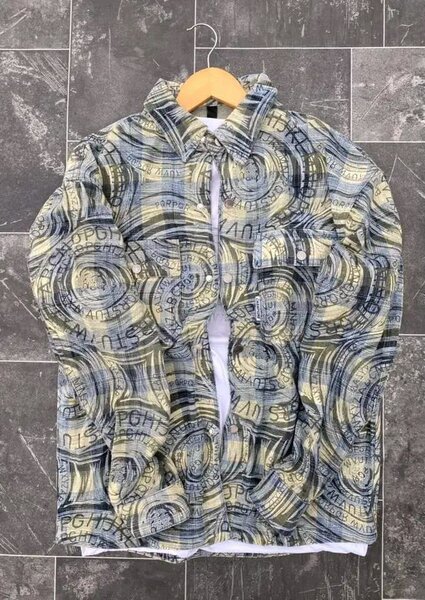 Chemise en jean tendance pour hommes