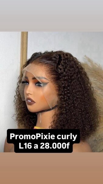 Perruque Bouclée Lace Front