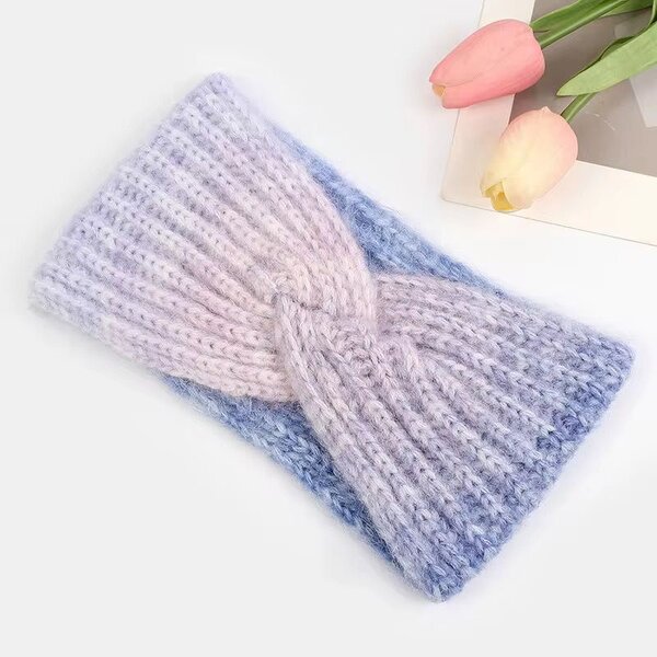 Bandeau tricoté dégradé