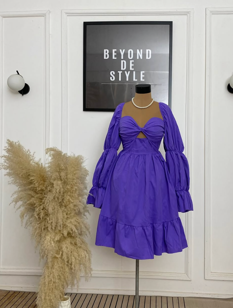  SWEET GIRL SNATCHED TWISTED DETAIL DRESS