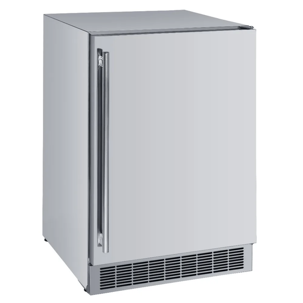 Réfrigérateur compact en acier