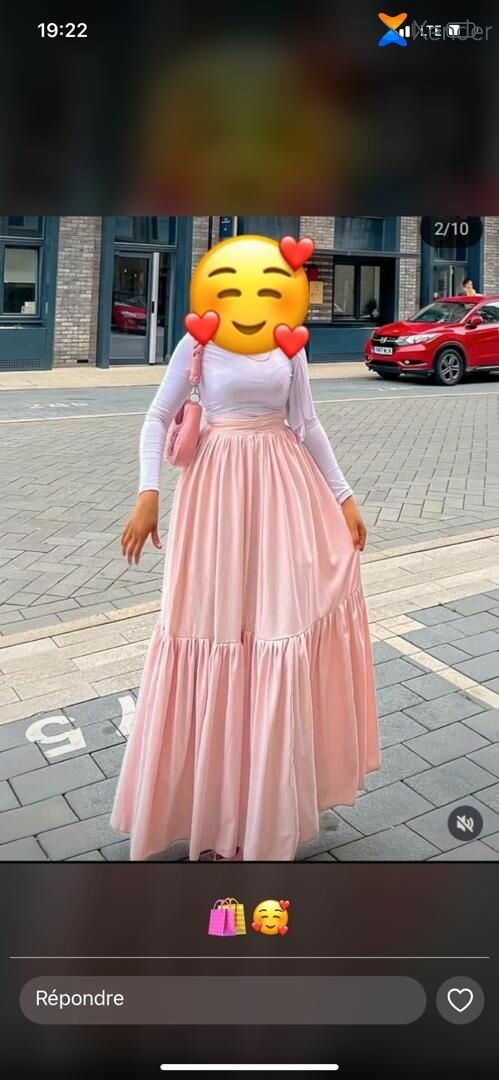 Jupe longue élégante femme