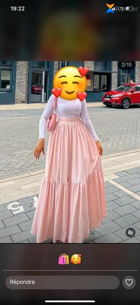 Jupe longue élégante femme