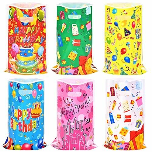 Sachets Cadeau d'Anniversaire Colorés