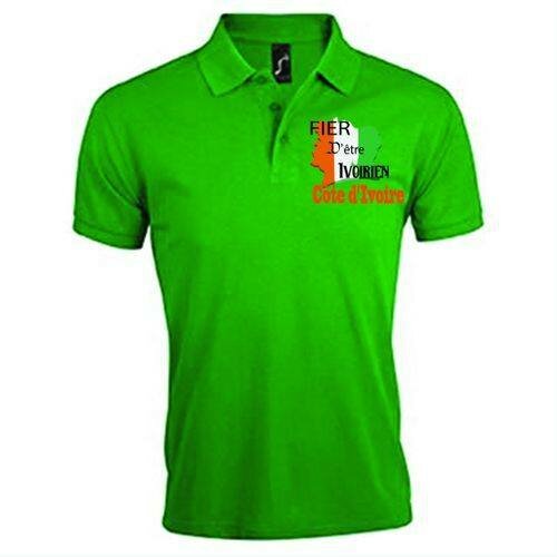 Polo "Fier d'être Ivoirien"