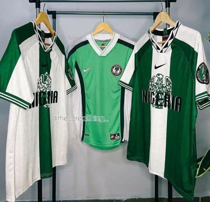 Maillots de football Nigeria