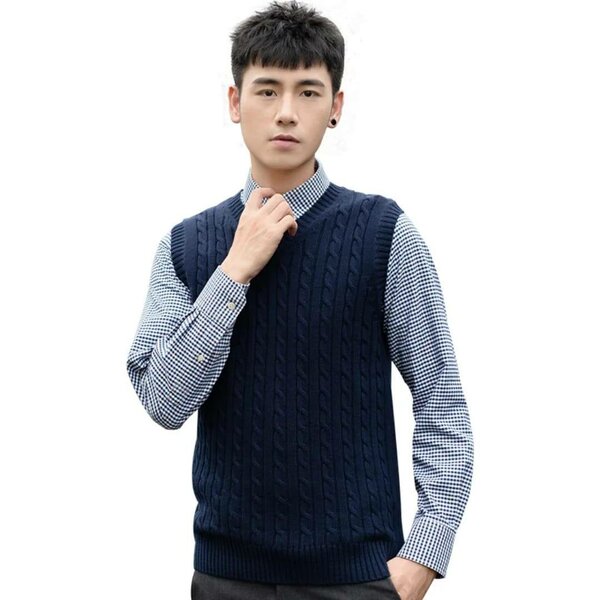 Pull sans manches homme
