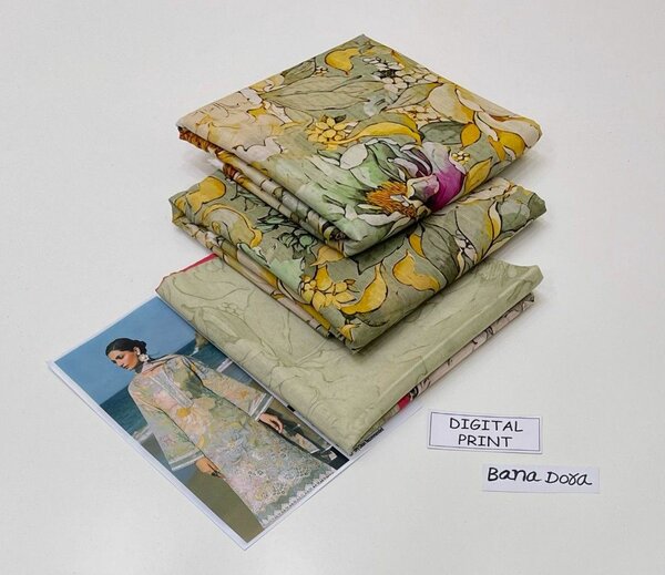 Lady's Lawn 3pc Unstich Suit