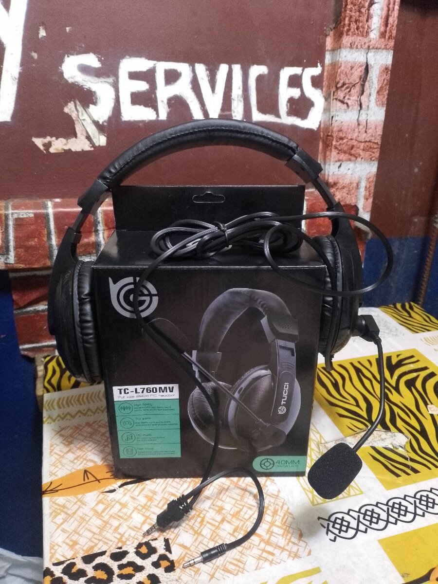 Casque audio Tucci avec microphone