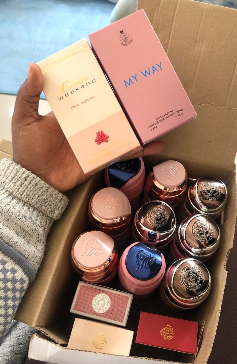 Arabian sprays and perfumes