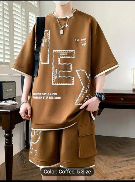 Ensemble T-shirt et Short Décontracté