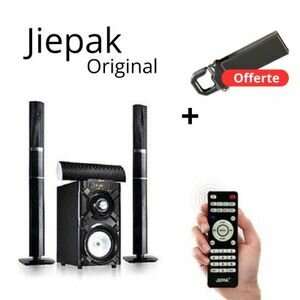 Jiepak Home Cinema 3.1 Ch - JP-C1/C2- 3 Baffles - Port Usb / HDMI / Bluetooth - Noir