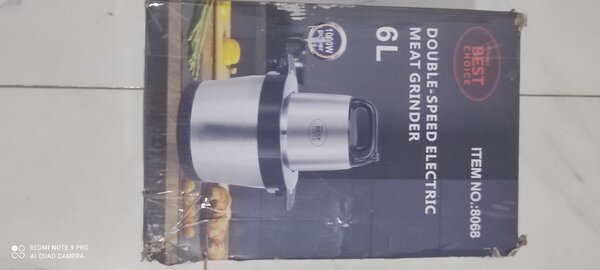 Hachoir électrique 6L double vitesse