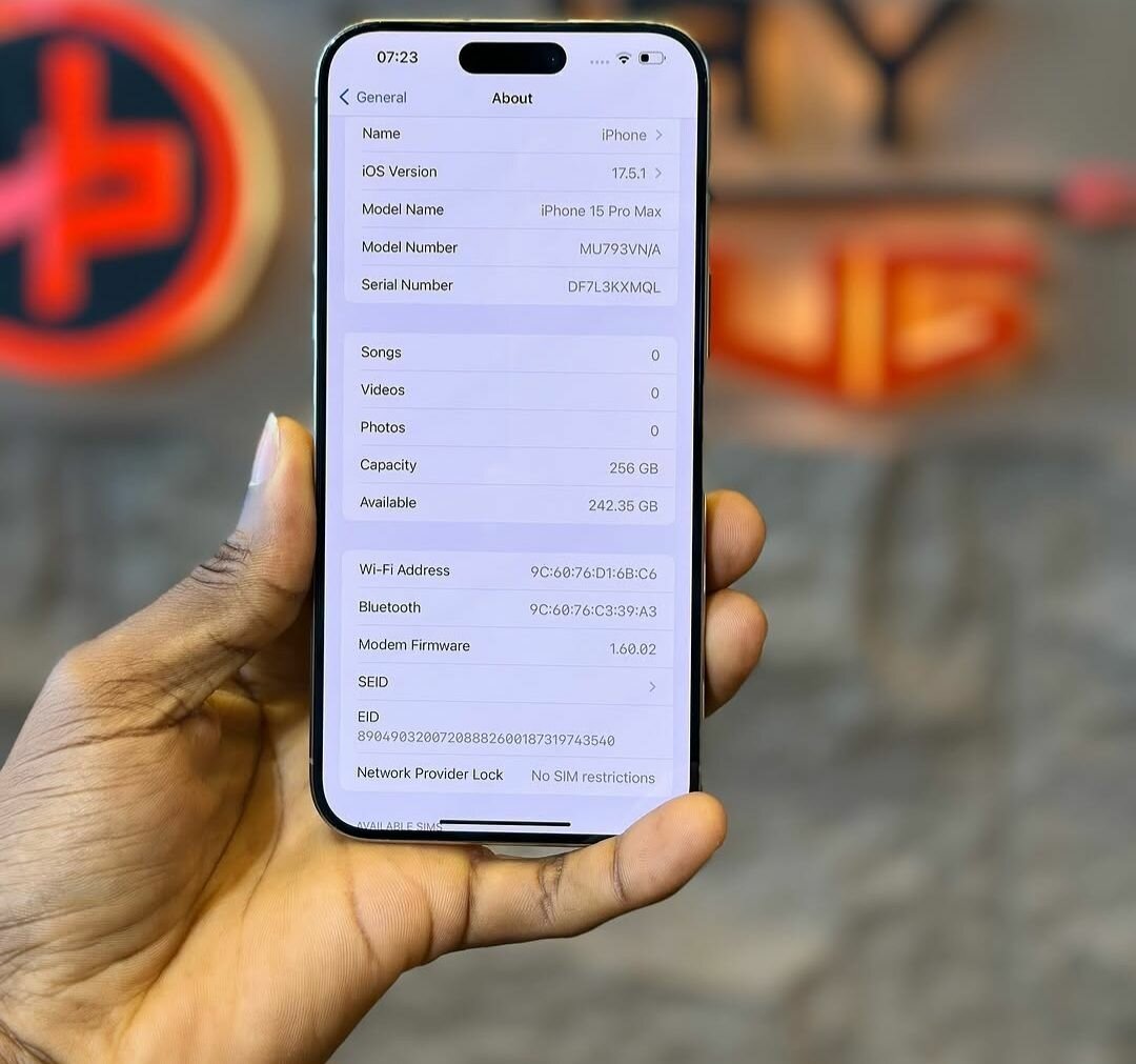 IPHONE 16 PRO MAX 256GB FACTORY UNLOCKED